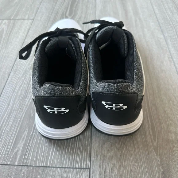 Men’s Boombah Vortx AWR White/Black/Gray Turf Shoes - Picture 4 of 7